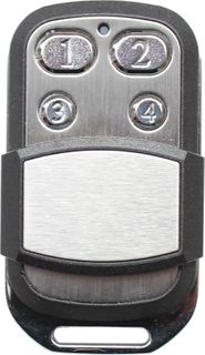 BOSCH, Wireless key fob transmitter, Premium metal style finish case, 4 button, Suits RE005EV2, WE800EV2 & HCR15 receivers, 433MHz