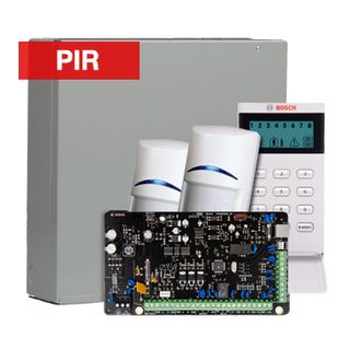 BOSCH, Solution 2000, Alarm kit, Includes ICP-SOL2-P panel, IUI-SOL-ICON LCD keypad, 2x ISC-BPR2-W12 PIR detectors.