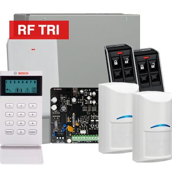 BOSCH, Solution 3000, Wireless Alarm kit, Includes ICP-SOL3-P panel, IUI-SOL-ICON keypad, 2x RFDL-11 Wireless Tri-Tech detectors, B810 Wireless receiver, 2x RFKF-FB transmitters,