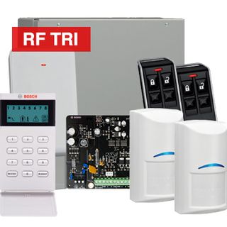 BOSCH, Solution 3000, Wireless Alarm kit, Includes ICP-SOL3-P panel, IUI-SOL-ICON keypad, 2x RFDL-11 Wireless Tri-Tech detectors, B810 Wireless receiver, 2x RFKF-FB transmitters,