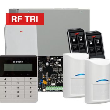 BOSCH, Solution 3000, Wireless Alarm kit, Includes ICP-SOL3-P panel, IUI-SOL-TEXT LCD keypad, 2x RFDL-11 Wireless Tri-Tech detectors, B810 Wireless receiver, 2x RFKF-FB transmitters,