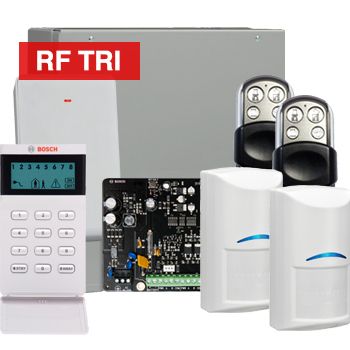 BOSCH, Solution 3000, Wireless Alarm kit, Includes ICP-SOL3-P panel, IUI-SOL-ICON keypad, 2x RFDL-11 Wireless Tri-Tech detectors, B810 Wireless receiver, 2x HCT4UL transmitters,