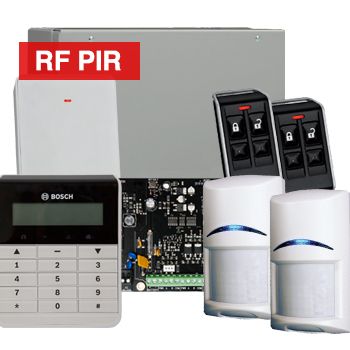 BOSCH, Solution 3000, Wireless Alarm kit, Includes ICP-SOL3-P panel, IUI-SOL-TEXT LCD keypad, 2x RFPR-12 Wireless PIR detectors, B810 Wireless receiver, 2x RFKF-FB transmitters,