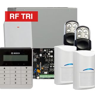 BOSCH, Solution 3000, Wireless Alarm kit, Includes ICP-SOL3-P panel, IUI-SOL-TEXT keypad, 2x RFDL-11 Wireless Tri-Tech detectors, B810 Wireless receiver, 2x HCT4UL transmitters