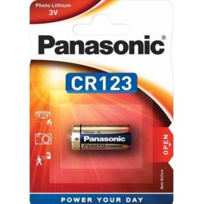 BATTERY, 3 Volt lithium, CR123