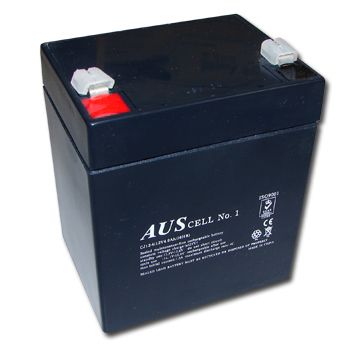 BATTERY, 12 Volt 4 AH sealed lead acid, Dimensions (not inc. terminals) 89(W)mm x 69(D)mm x 100(H)mm