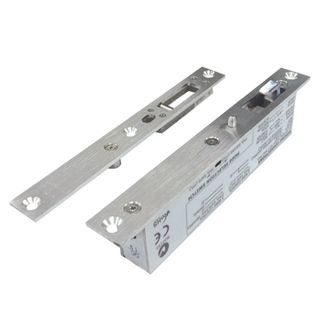 FSH, Hook lock, Sliding door, Mortice mount, Fail safe/secure, Monitored, 650kg holding force, 12-30V DC, 15mA, peaks at 85mA when locking/unlocking