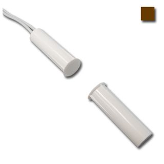 TAG, Reed switch (magnetic contact), Flush (recessed) mount, Brown, N/C, 3/8" (9.53mm) diameter x  1 1/4" (31.75mm) length, 3/4" (19.05mm) gap, 12" (304.8mm) leads