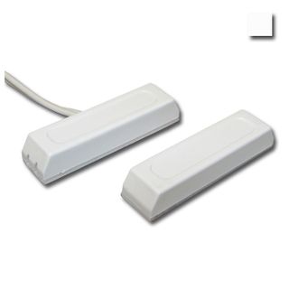 TAG, Reed switch (magnetic contact), Self adhesive, Surface mount, White, N/C, 1 1/2" (38.1mm) length, 3/8" (9.53mm) width, 9/32" (7.14mm) height, 1" (25.4mm) gap, 18" (457.2mm) leads