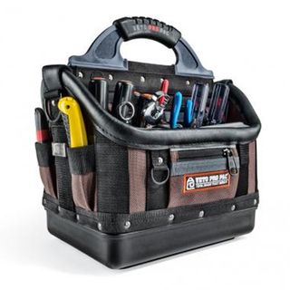 VETO PRO PAC, Contractor Series, Large HVAC technician tool bag, Open style, 36 tiered pockets, 4 zippered pockets, Weather resistant base & fabric, 340(L) x 240(W) x 370(H)mm