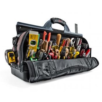 VETO PRO PAC, Contractor Series, Extra-length large HVAC technician tool bag, Closed style, 47 tiered pockets, 7 zippered pockets, Weather resistant base & fabric,  648(L) x 241(W) x 432(H)mm