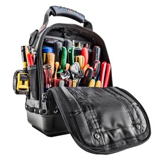 VETO PRO PAC, Tech Series, Medium HVAC technician tool bag, Closed style, 44 tiered pockets, 12 zippered pockets, Weather resistant base & fabric, 252(L) x 202(W) x 352(H)mm