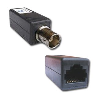 EQL, Teleconnect, Balun, 1x Video, Wall mountable slim line case, BNC female to RJ45 jack, Passive