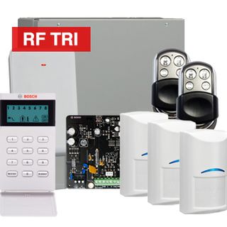 BOSCH, Solution 3000, Wireless Alarm kit, Includes ICP-SOL3-P panel, IUI-SOL-ICON keypad, 3x RFDL-11 Wireless Tri-Tech detectors, B810 Wireless receiver, 2x HCT4UL transmitters