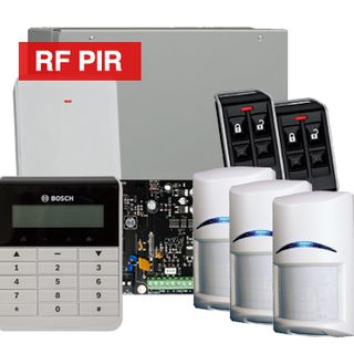 BOSCH, Solution 3000, Wireless Alarm kit, Includes ICP-SOL3-P panel, IUI-SOL-TEXT LCD keypad, 2x RFPR-12 Wireless PIR detectors, B810 Wireless receiver, 2x RFKF-FB transmitters
