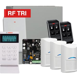 BOSCH, Solution 3000, Wireless Alarm kit, Includes ICP-SOL3-P panel, IUI-SOL-ICON keypad, 3x RFDL-11 Wireless Tri-Tech detectors, B810 Wireless receiver, 2x RFKF-FB transmitters