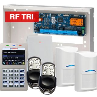 BOSCH, Solution 6000, Wireless alarm kit, Inc CC610PB panel, CP736B Smart Prox LCD keypad, 2x RFDL-11 wireless Tritech detectors, RFRC-STR2 Radion receiver, 2x HCT-4UL transmitters