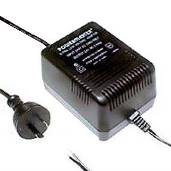 POWERMASTER, 66L Series, Power supply, 24V AC, 2 amp, Tinned leads