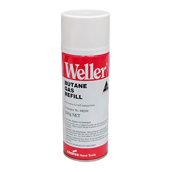 WELLER Butane gas refill, 200gm for use with Weller gas irons