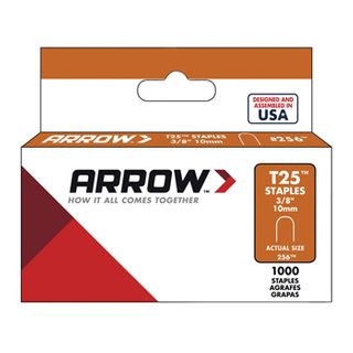 ARROW, Staples, T25, 3/8" (10mm), Pkt 1000