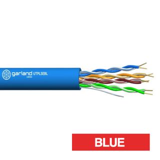 CABLE, Cat5E 4 pair 8 x 1/0.51 UTP blue, 100m roll,
