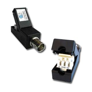 EQL, Teleconnect, Balun, 1x Video, Wall mountable slim line case, BNC female to quick connect IDC, Passive,
