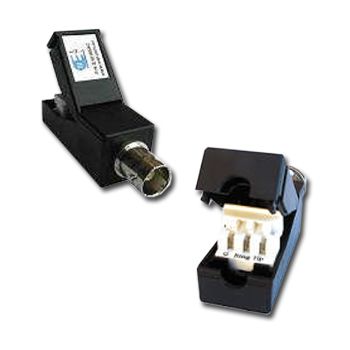 EQL, Teleconnect, Balun, 1x Video, Wall mountable slim line case, BNC female to quick connect IDC, Passive,