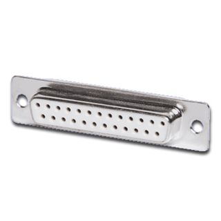 NETDIGITAL, Data connector, 25 pin female, Gold plated brass contacts, Low contact resistance, 1A