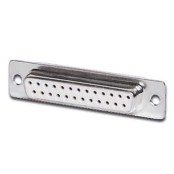 NETDIGITAL, Data connector, 25 pin female, Gold plated brass contacts, Low contact resistance, 1A