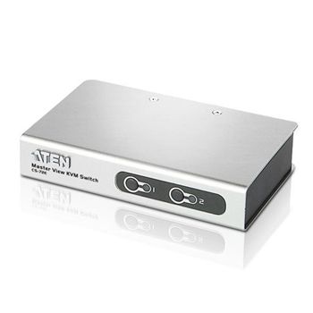 ATEN, KVM switcher, PS/2, 2port slimline