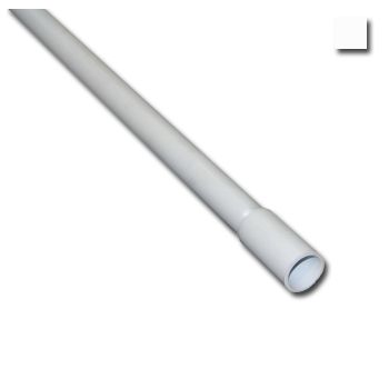AUSSIEDUCT, 20mm, Rigid conduit, White, Medium duty, 4m length, For telecommunications,