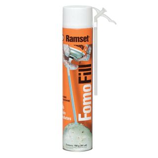 RAMSET, Fomofill expanding polyurethane foam, For filling, sealing and insulating, 500g, Expands to approximately 3x its initial size, Yield >12 L foam,