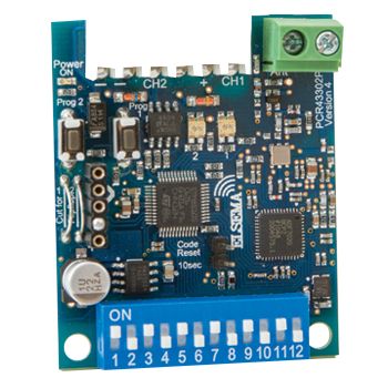 ELSEMA, Pentacode Receiver, 2 Channel, Plug in type, 433 - 434MHz FM signal,