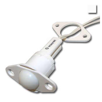 TAG, Reed switch (magnetic contact), Roller ball, Flush (recessed) mount, White, N/C, 3/4" (19.05mm) diameter x  1 5/8" (41.28mm) length, 12" (304.8mm) leads,
