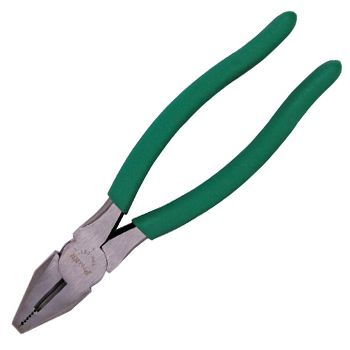 PROS KIT, Pliers, Bull nose, Heavy duty, Serrated jaws, 210mm length,