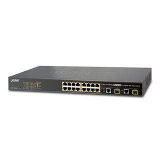 PLANET, 16 Port 10/100Mbps POE switch, 30W per port, 220W max output,