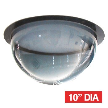 NETDIGITAL, Acrylic dome, Clear, 10" (250mm) diameter, Blackout tint available on request,
