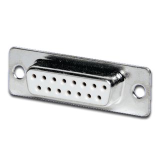 NETDIGITAL, Data connector, 15 pin female, Gold plated brass contacts, Low contact resistance, 1A