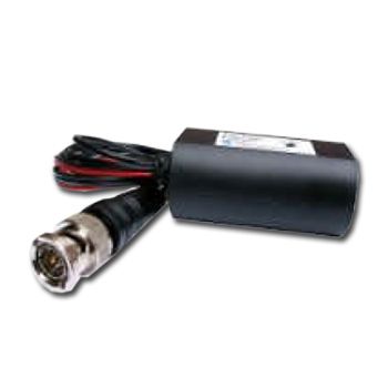 EQL, Teleconnect, Balun, 1x Video + Power + PTZ  control,  Wall mountable slim line case, BNC male (100mm lead) to RJ45, Passive,