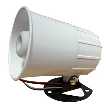 ULTRA, Siren speaker combination unit, Includes 6 Ohm reflex horn speaker and 110dB siren, 14V DC,