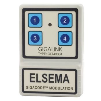 ELSEMA GIGALINK, Transmitter, 433MHz Four channel transmitter,