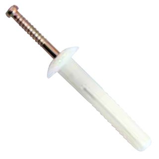 RAMSET, Anchor, Nylon mushroom head type, 50mm (L), 6.5mm hole dia, 25mm max fixing thickness