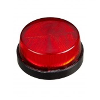 TAG, Strobe, Miniature, Red, Weather resistant, Round base with 2 fixing screws, 12V DC,