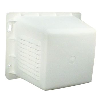 TAG, Siren cover, White ABS plastic, Pre drilled for strobe, Includes siren and tamper mount,