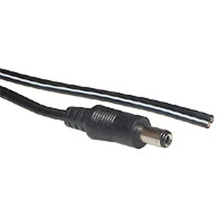 NETDIGITAL, DC plug, With 1.2m figure 8 tail, 2.1mm pin, 9mm shaft length,