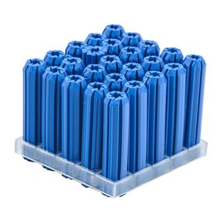 RAMSET, Star plugs, Masonry, 8.0mm x 50mm, BLUE, block of 25,