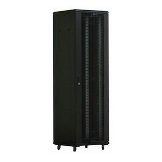 PSS, 42RU 19" Server Rack Cabinet, Floor mount, 800 (w) x 1000 (d) x 2055mm (h), With detachable castors & stablizers, Dark grey, Vented front and rear doors