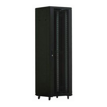 PSS, 42RU 19" Server Rack Cabinet, Floor mount, 800 (w) x 1000 (d) x 2055mm (h), With detachable castors & stablizers, Dark grey, Vented front and rear doors