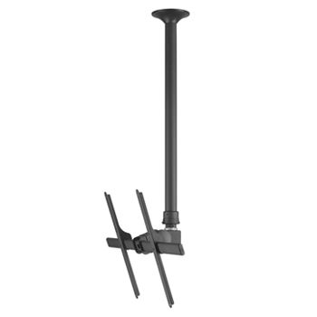 ATDEC, Telehook, Monitor bracket, Ceiling mount, Black, 65kg holding force, 1050 - 1900mm extension, Universal mounting options, 360 degree rotation,
