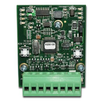 KERI, NXT series, Reader interface module, Allows Keri MS or Wiegand formats to be used on the NXT4D controller, Plugs into the main controller or I/O expansion module, 10-14V DC 100mA,